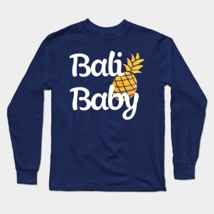 Bali Baby | Pineapple Design Long Sleeve T-Shirt